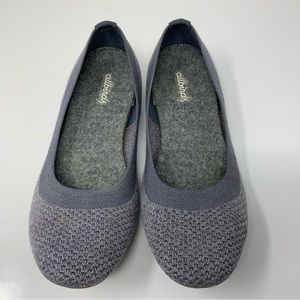 Allbirds Women’s Tree Breezers Mist Gray Comfort Knit Ballet Flats. Size 6.5.